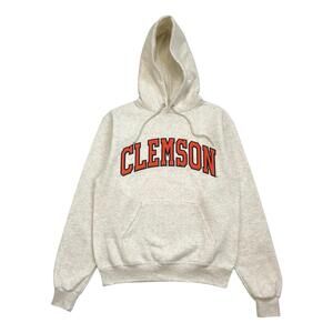 Champion Clemson Tigers Hoodie Small S Mens Sweatshirt Pullover Vintage Stitched